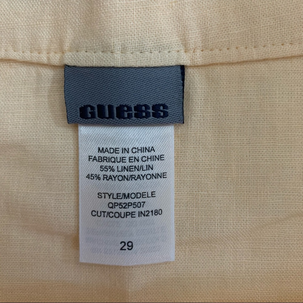 Guess | Vintage Linen Mini Skirt - Picture 5 of 5